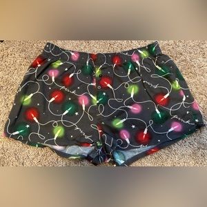 PINK Flannel Boxy Shorts